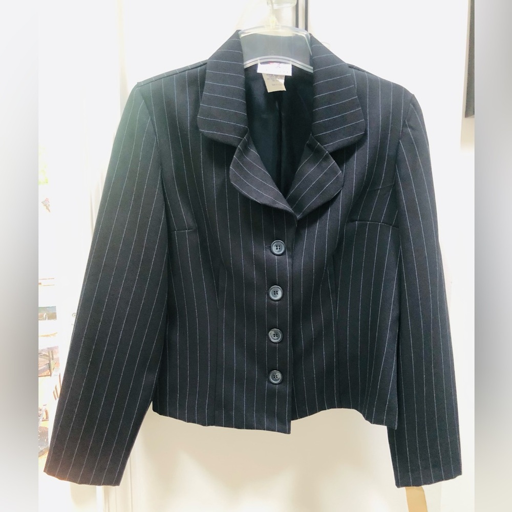 NWT Blue Pinstripe Blazer